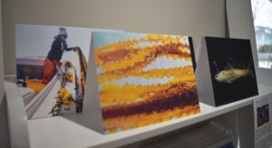 Artwork on display at Whaler's Inn lobby