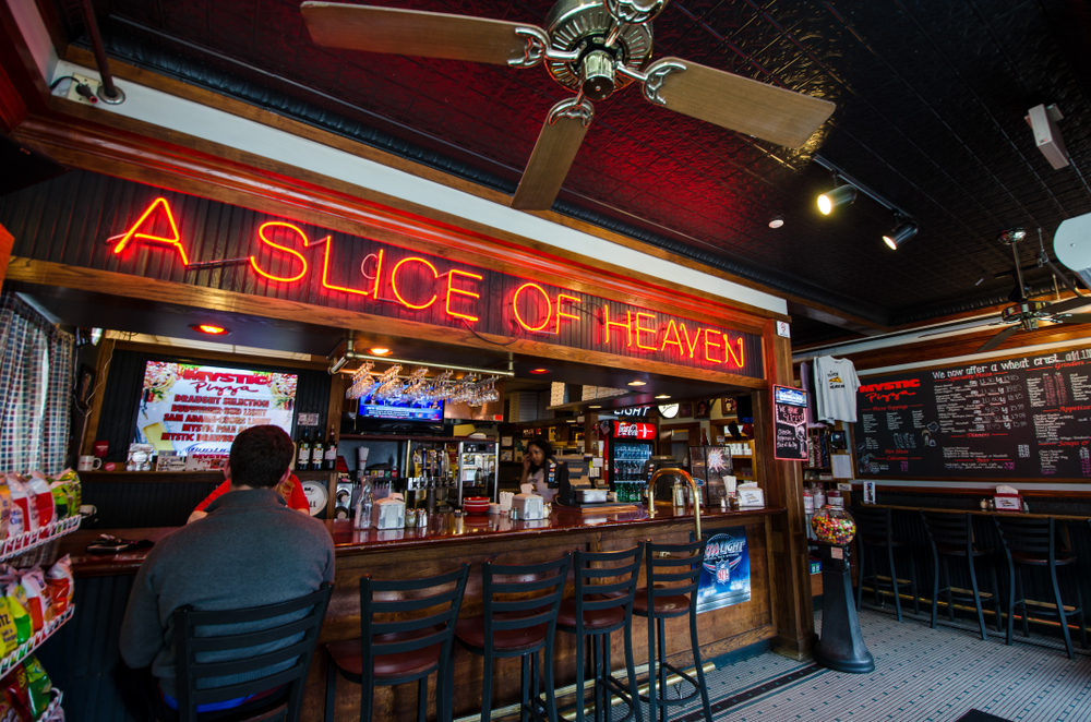Don't miss the iconic Mystic Pizza restaurant in downtown Mystic
